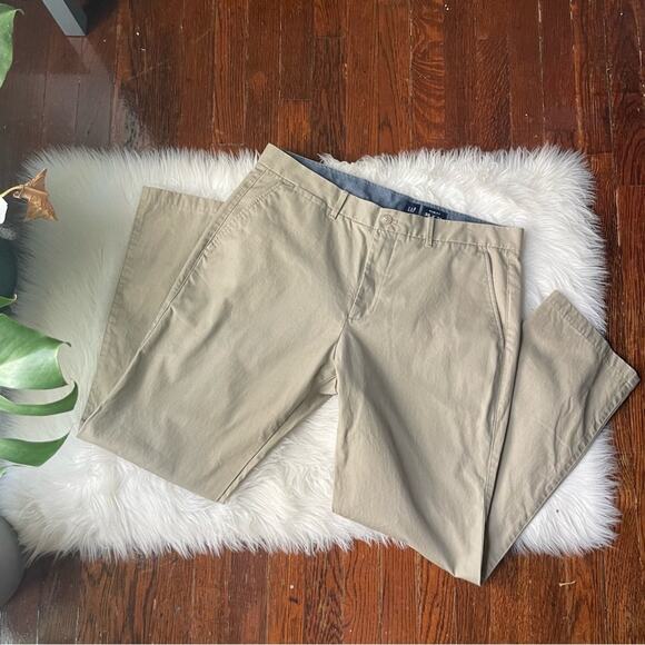 GAP Slim Fit Khaki Pants Size 36 X 32 - Picture 1 of 8